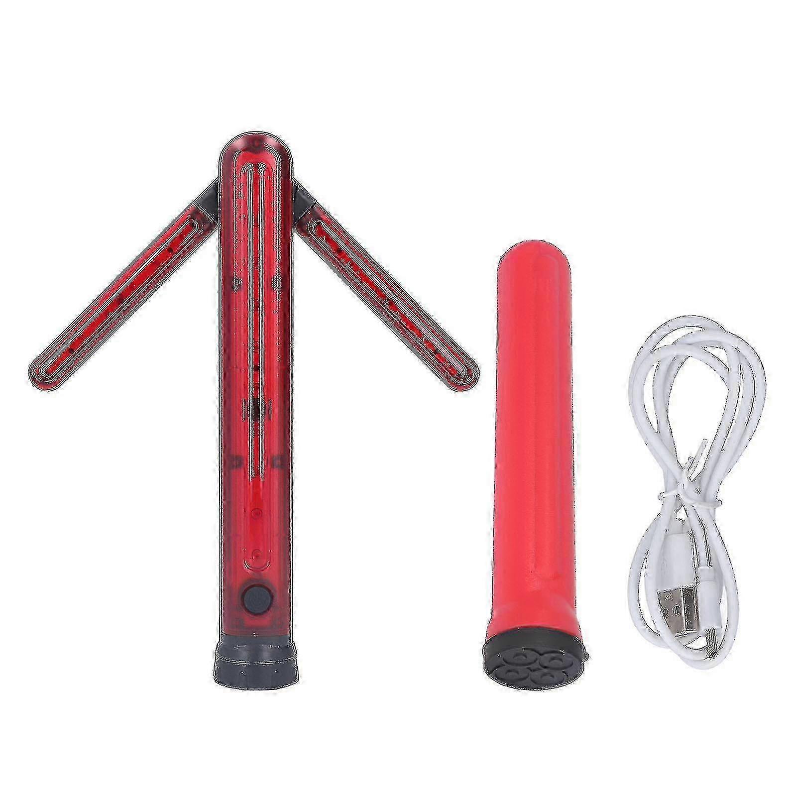 Led Road Safety Flare With Turn Arrow Magnetic Red Light Signal Traffic Wand Safety Led Lamp For Road Warning 25-26