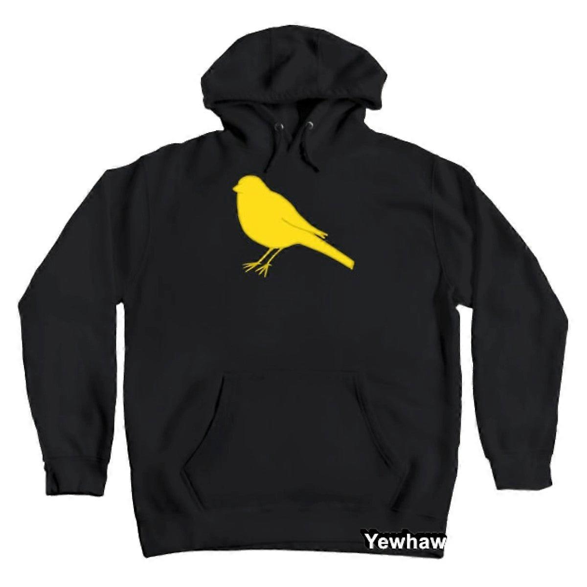 Gul kanarisk hættetrøje