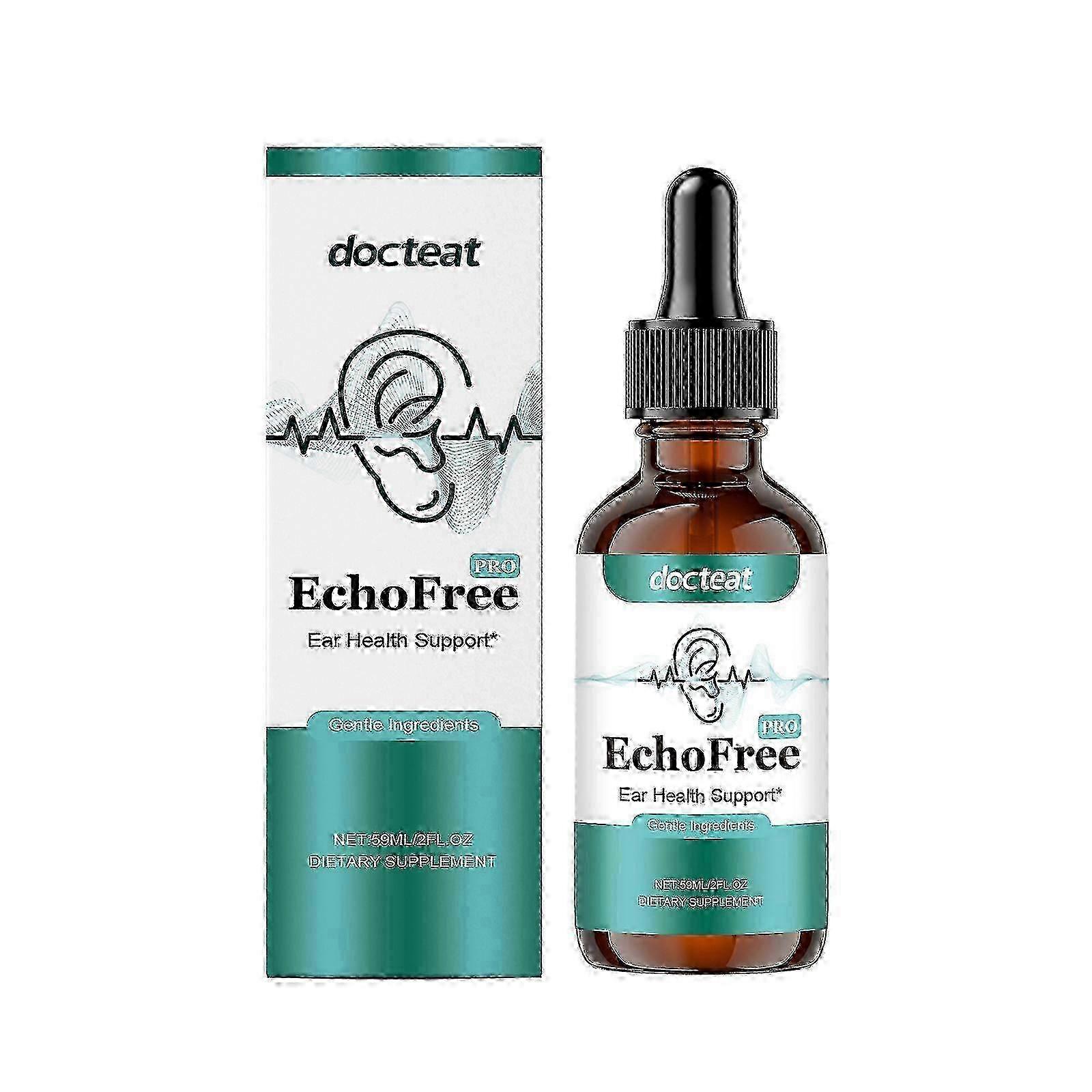 Improved Tinnitus Relief with Echofree Ear Health Support for Ringing Ears 80ml Bottle