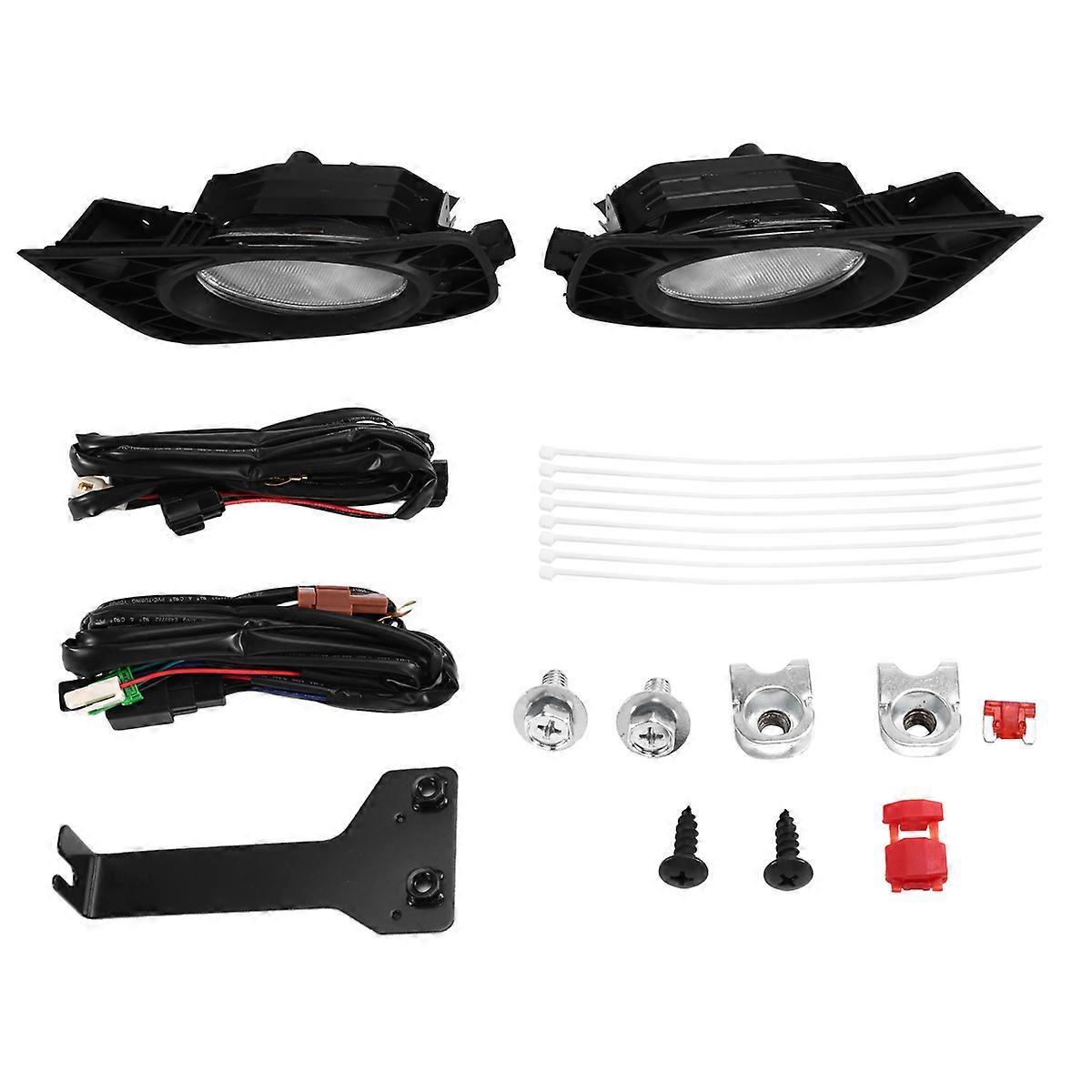 1 Set Car Front Bumper Fog Light for 2008 2009 2010 Fog Lamp Assembly with Bulb