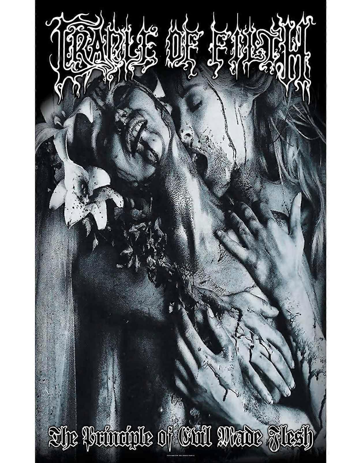Cradle Of Filth Principle Of Evil Made Flesh Textile Poster