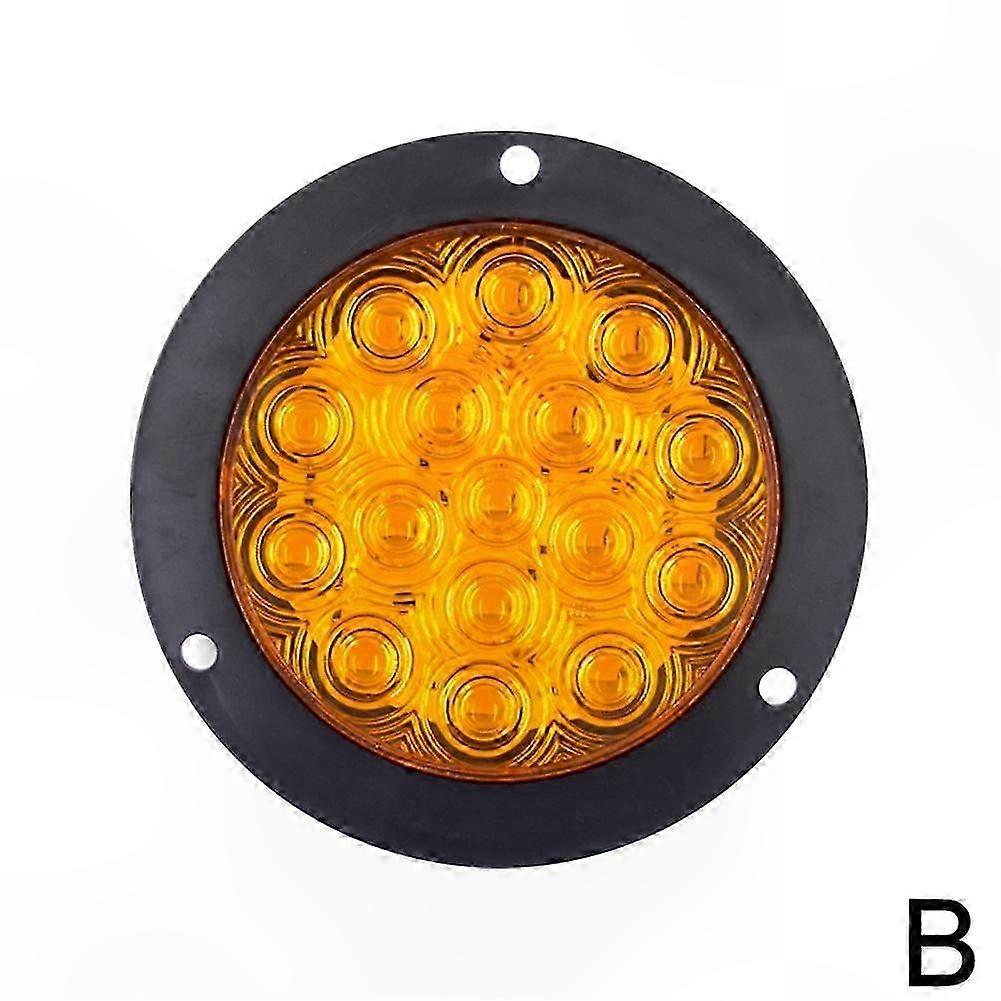 16-LED 4" Round Universal Light for Trucks, Trailers, Boats - Stop, Turn, Tail, Reverse Functionality
