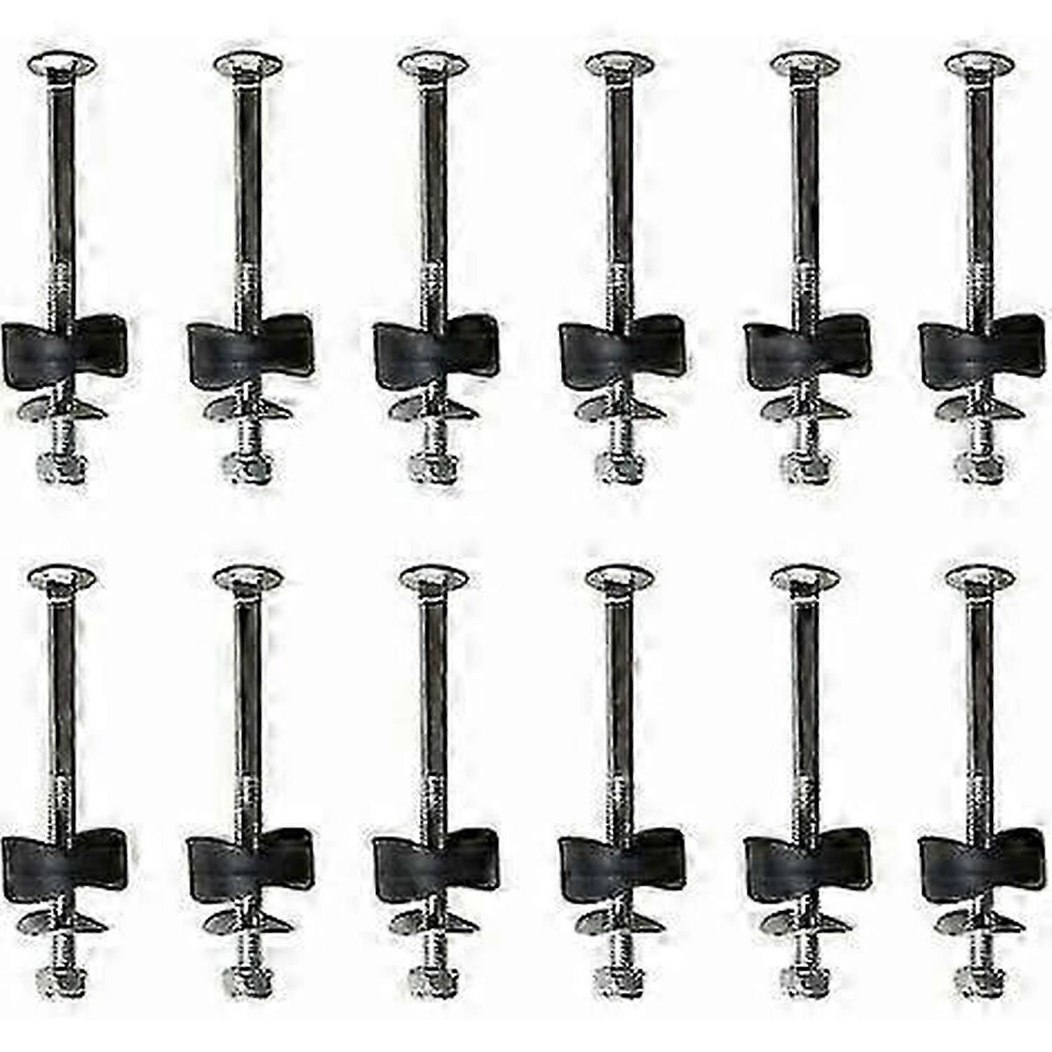 12-piece Trampoline Spacer with Screws, Replacement Accessories for Trampoline Fixing