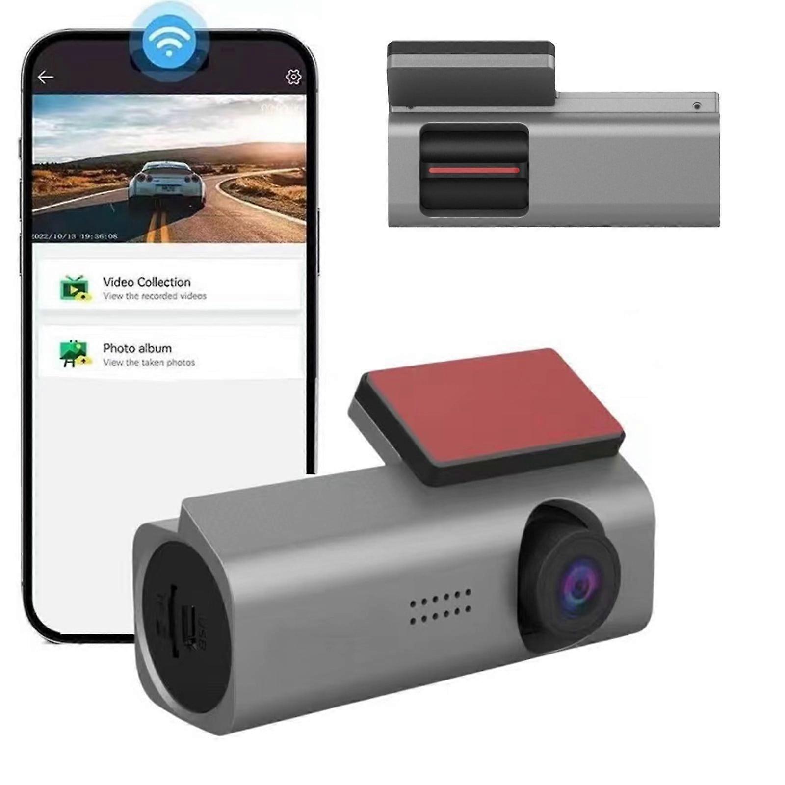 Donemore 4K Driving Recorder, Wireless Single Lens, WiFi, Motion Detection, Gravity Loop Recording, Easy Install