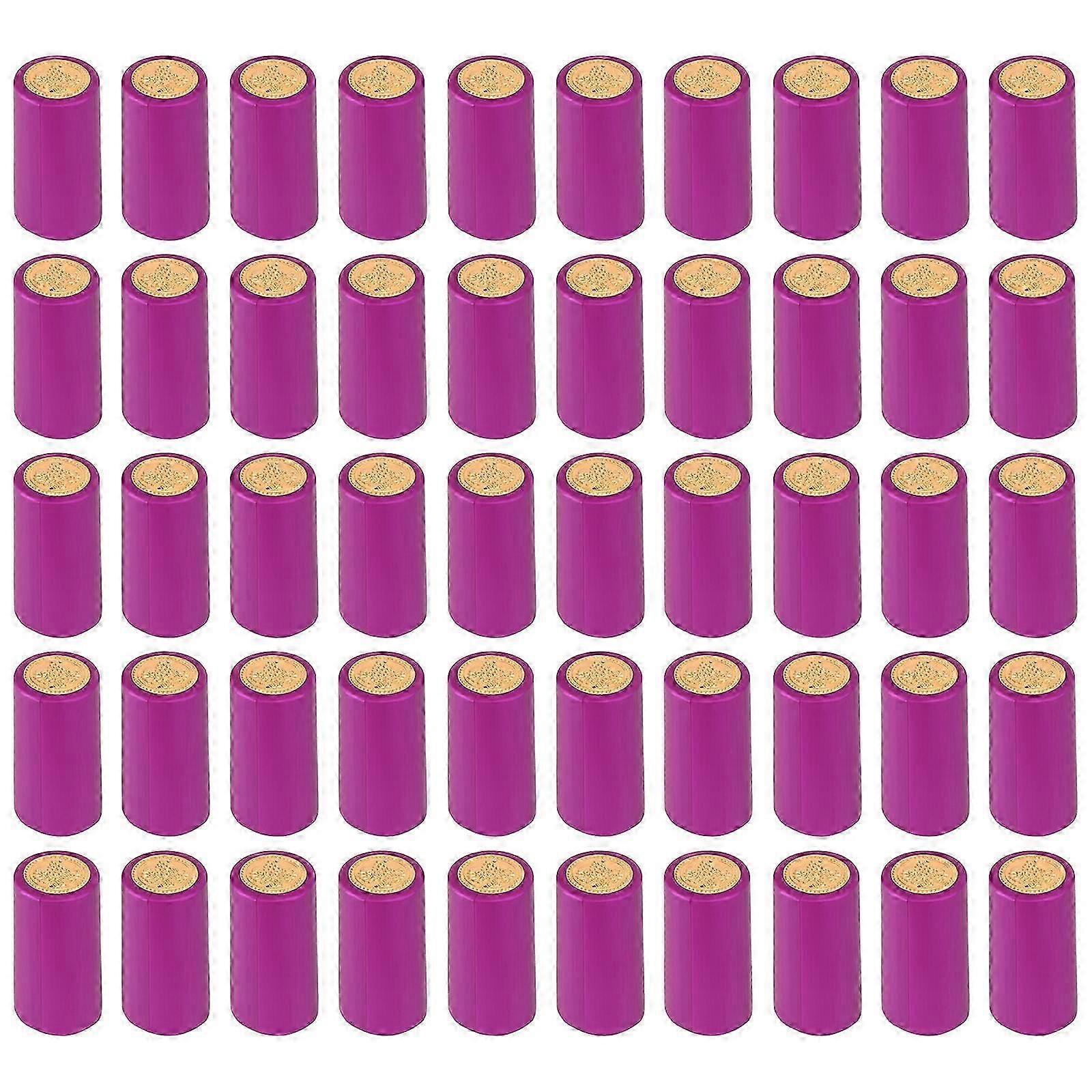 Plastic Wine Caps Heat Shrinkable Sealing Function For Restaurant 100Pcs