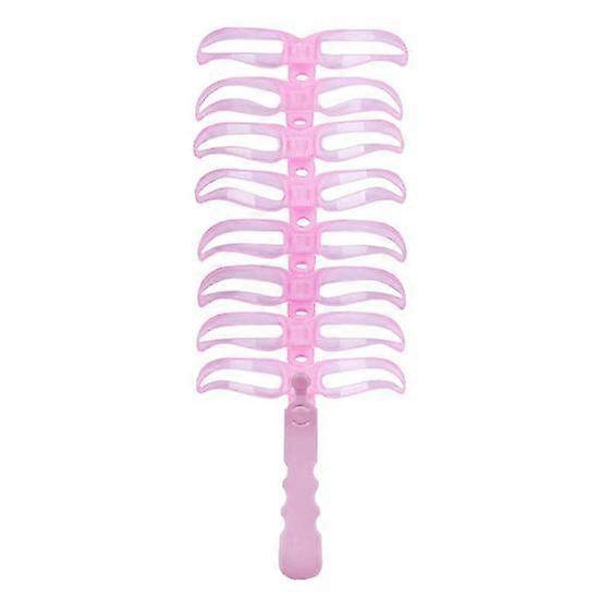 8Pcs Eyebrow Stencils Brow Rulers Professional Grooming Drawing Card Guides