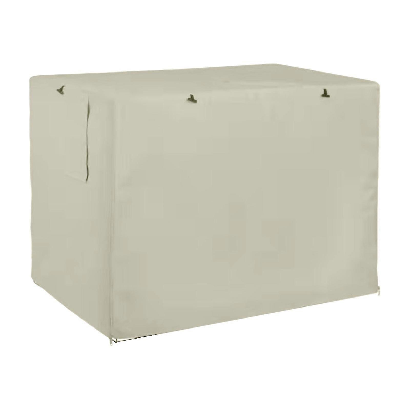 غطاء قفص الكلب ، غطاء بيت الكلب للكلب المتوسط والكبير ، نسيج أكسفورد للخدمة الشاقة ، غطاء بيت الكلب للحيوانات الأليفة مقاوم للماء مضاد للأشعة فوق البنفسجية ، غطاء قفص الكلب مع شبكة Windo