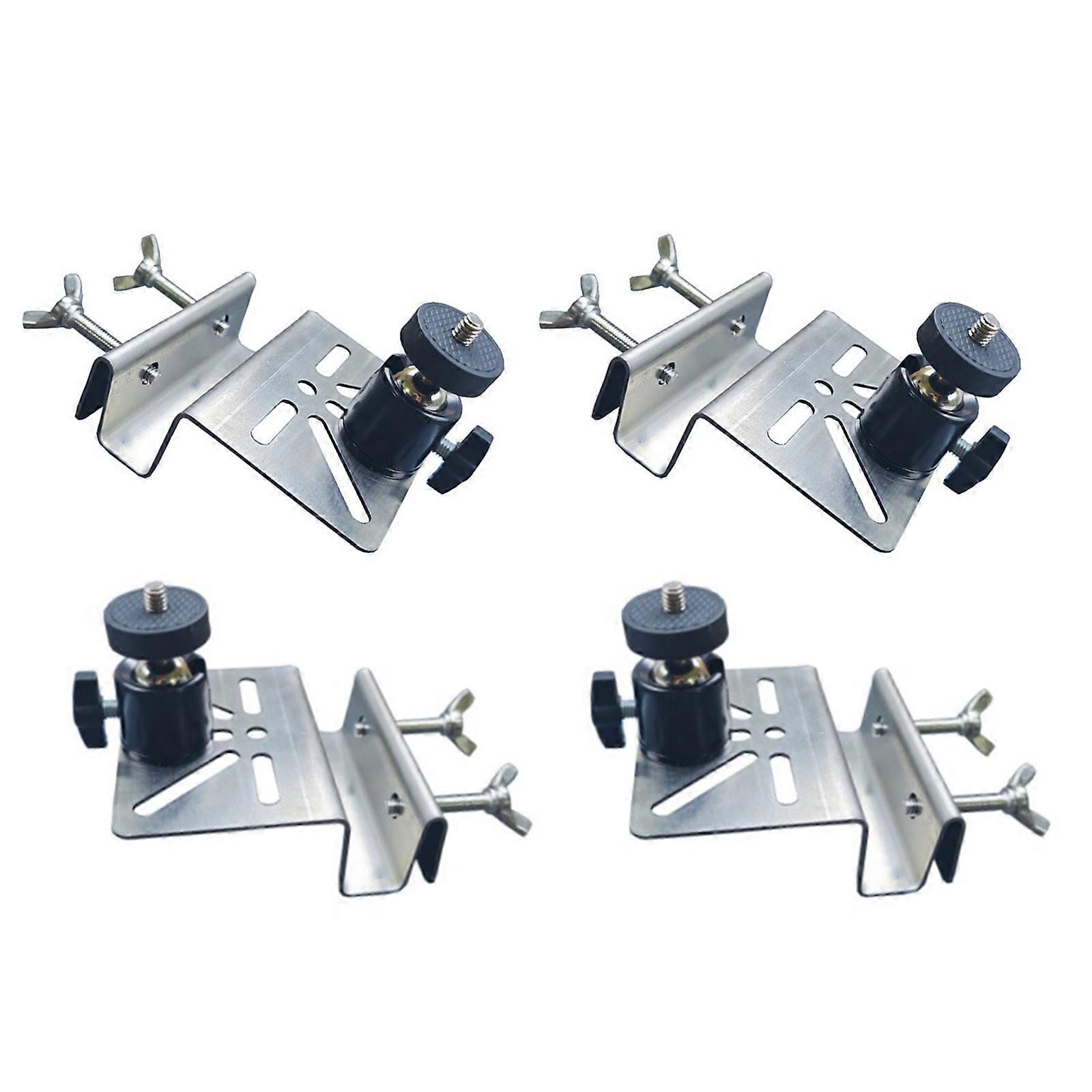 Solar Panel Mounting Bracket Gutter Mount Stand Metal Gutter Mount Monitoring Camera Bracket Easy to Install Multicolor