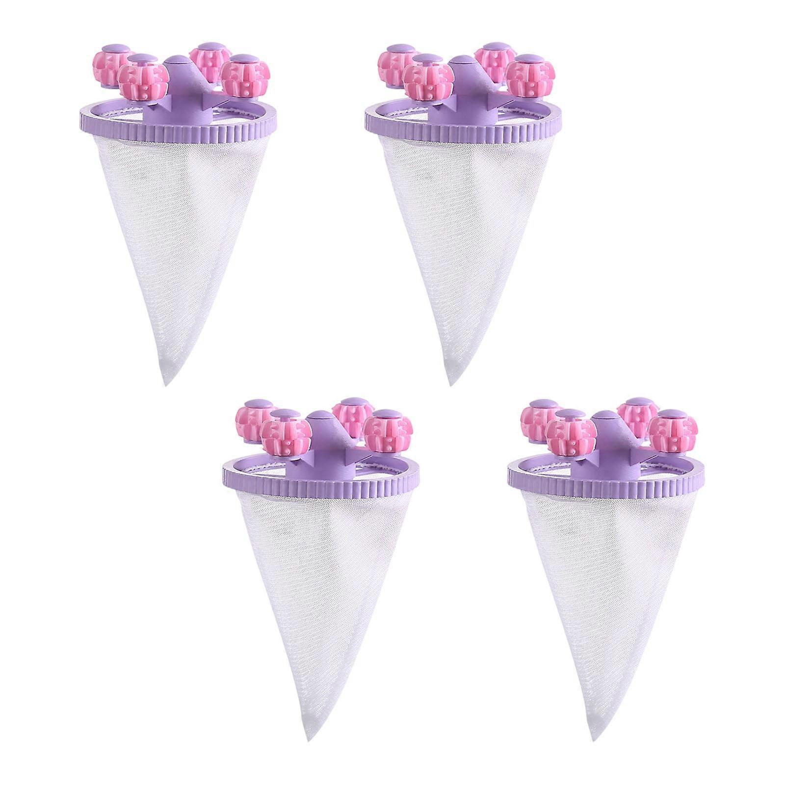 Pet Depilation Sphere For Laundry Recyclable Against Twist Particle Receiver  Purple