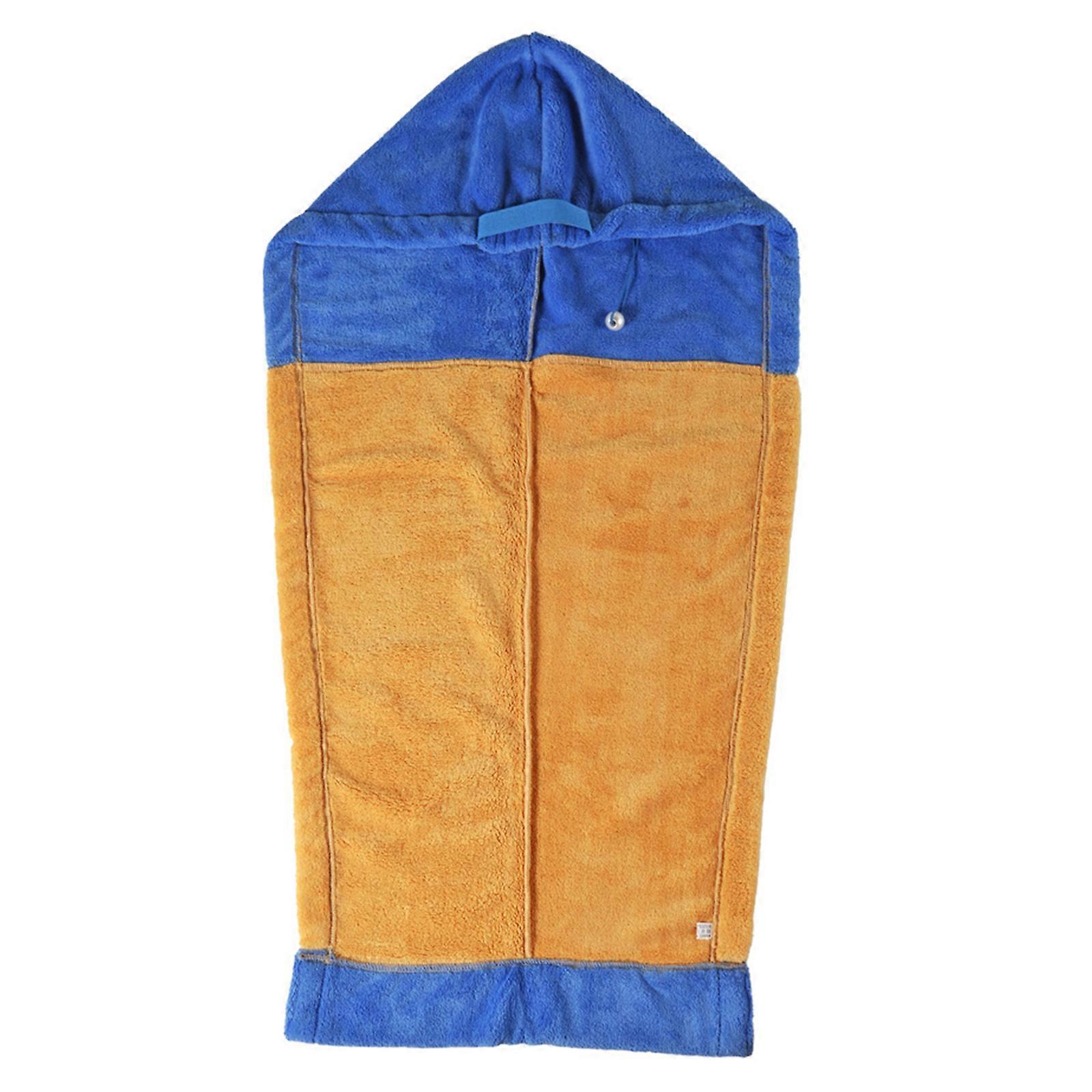 Fleece Hair Towel With Strap Rapidly Absorbs Moisture Soft Gentle For Gym Pool and Travel Friendly Multicolor