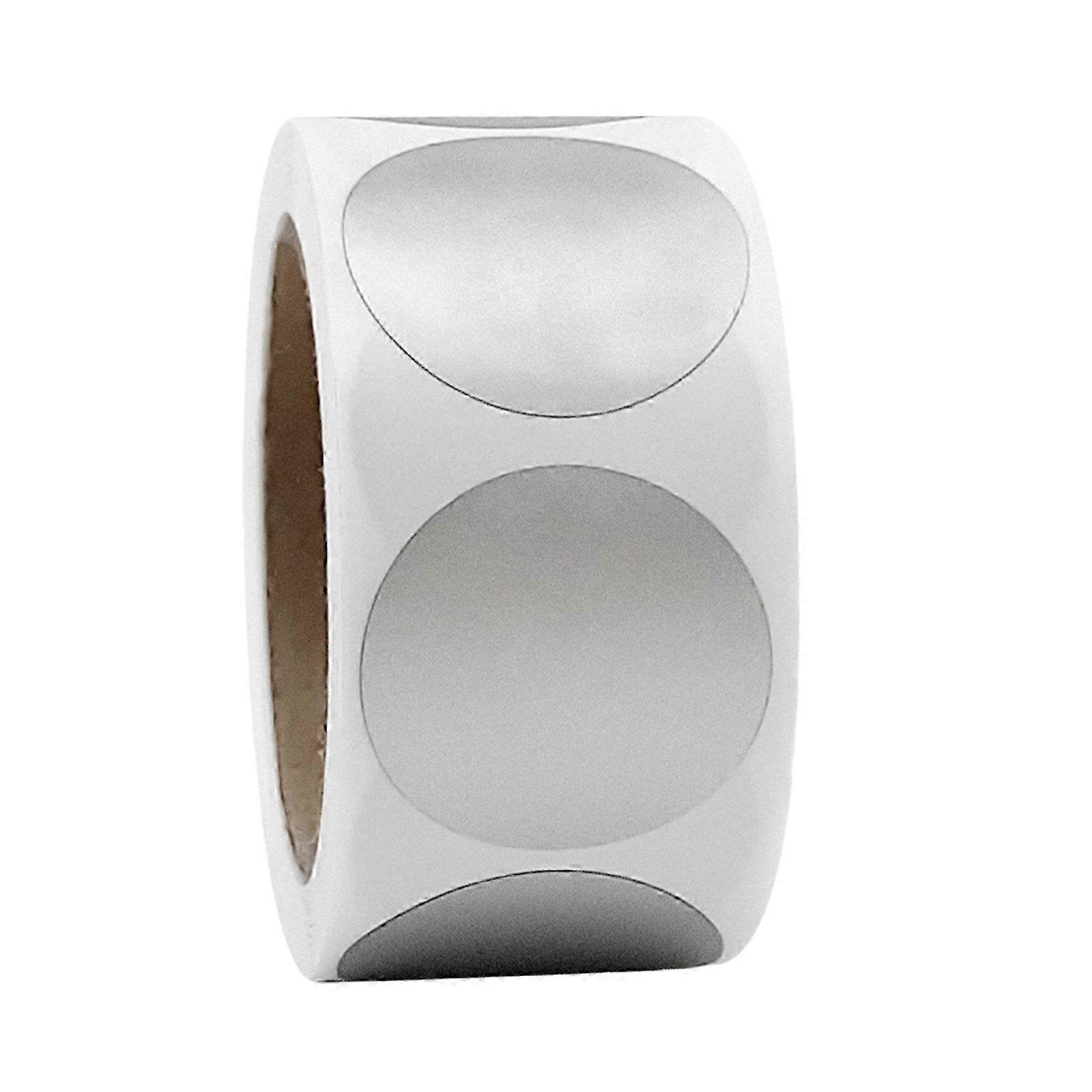 300 Pcs/Roll Self-Adhesive Scratch Labels Round Scratch Sticker 2.5cm Scratch Cards Scratch Offs Sticker for Party 25-26