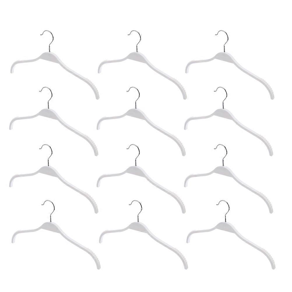 Coat Hanger Multi Function Pant Hangers Abs Material Ergonomic Design Minimalist Style Home Use 12Pcs
