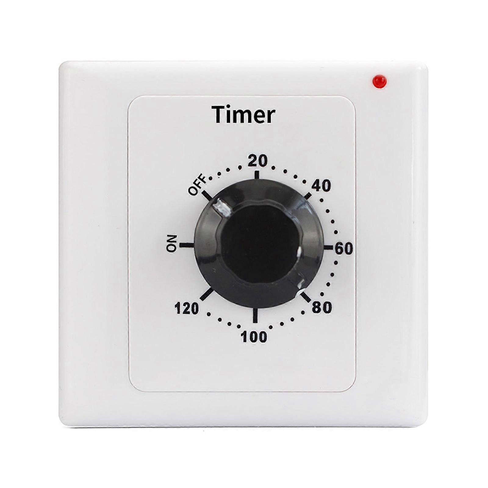 Wall Mechanical Countdown Timer Switches Highly Power Timing Controller Switches Digital Timer Control Switches Plate Multicolor