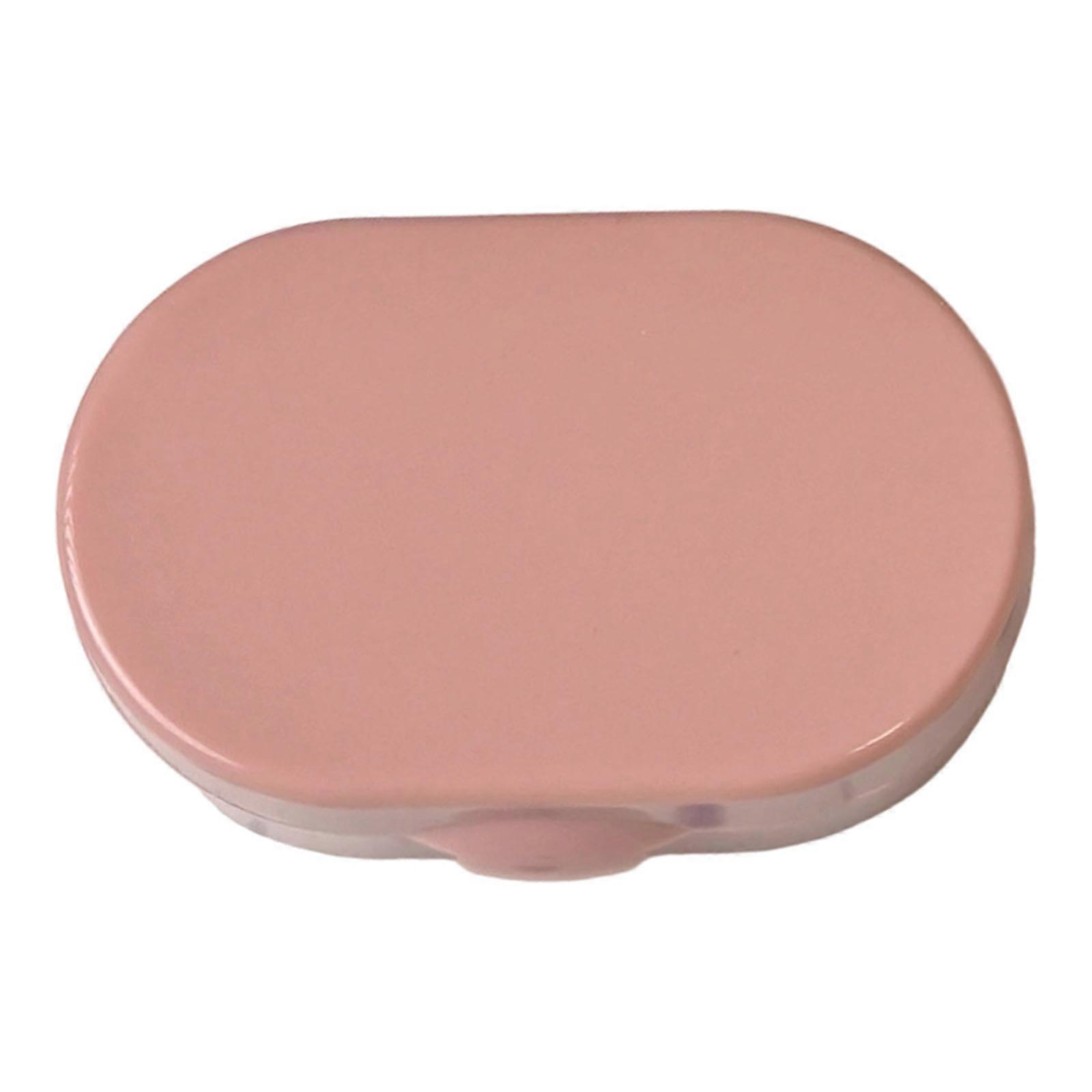 Contact Lenses Helper Case Suction Stick for Safe Lens Placement for Gentle Handling Simple Solid Color  Pink