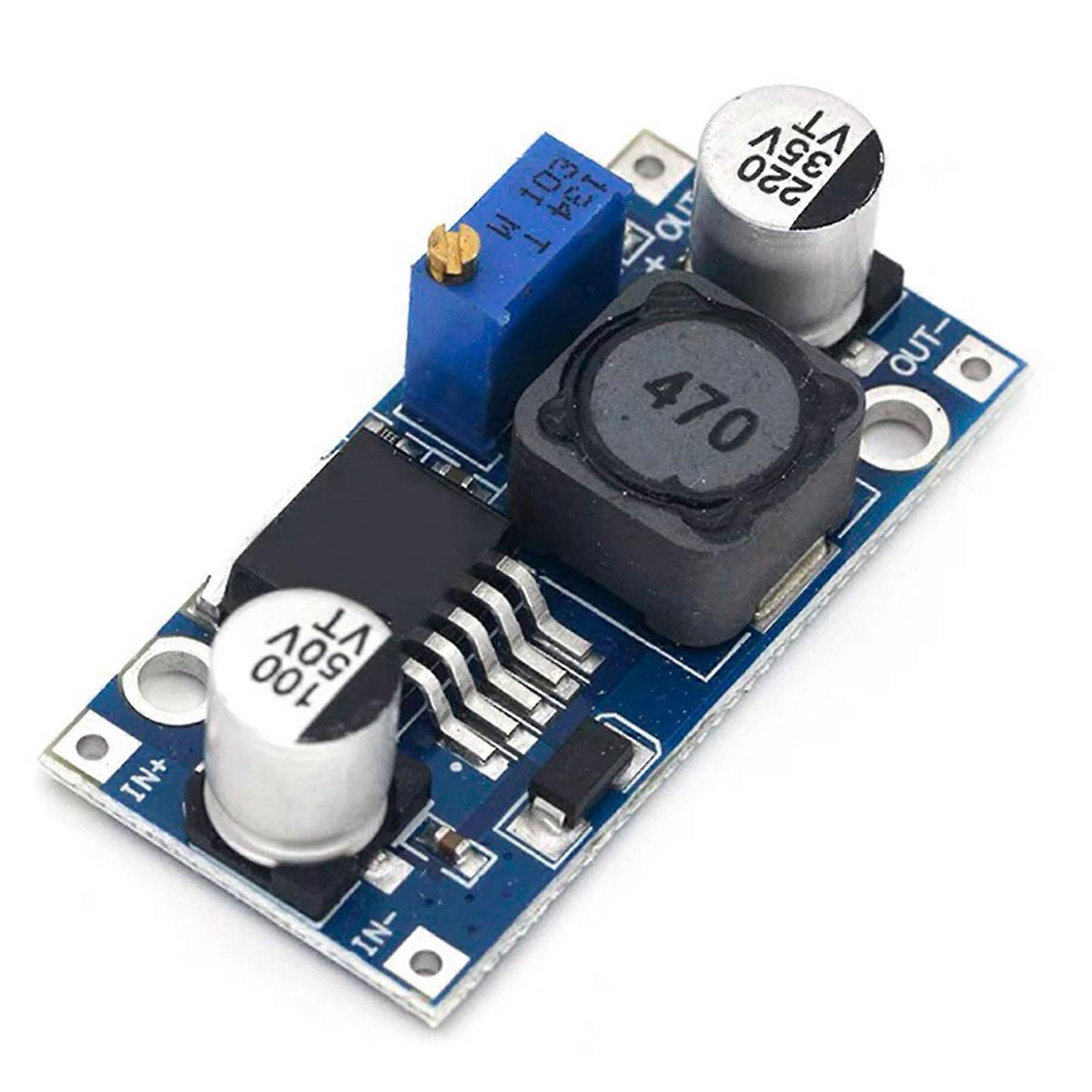 Step Down Power Supply Module 3A Adjustable  Voltages Regulator 3.0-40V to 1.5-35V Module Replacement Multicolor