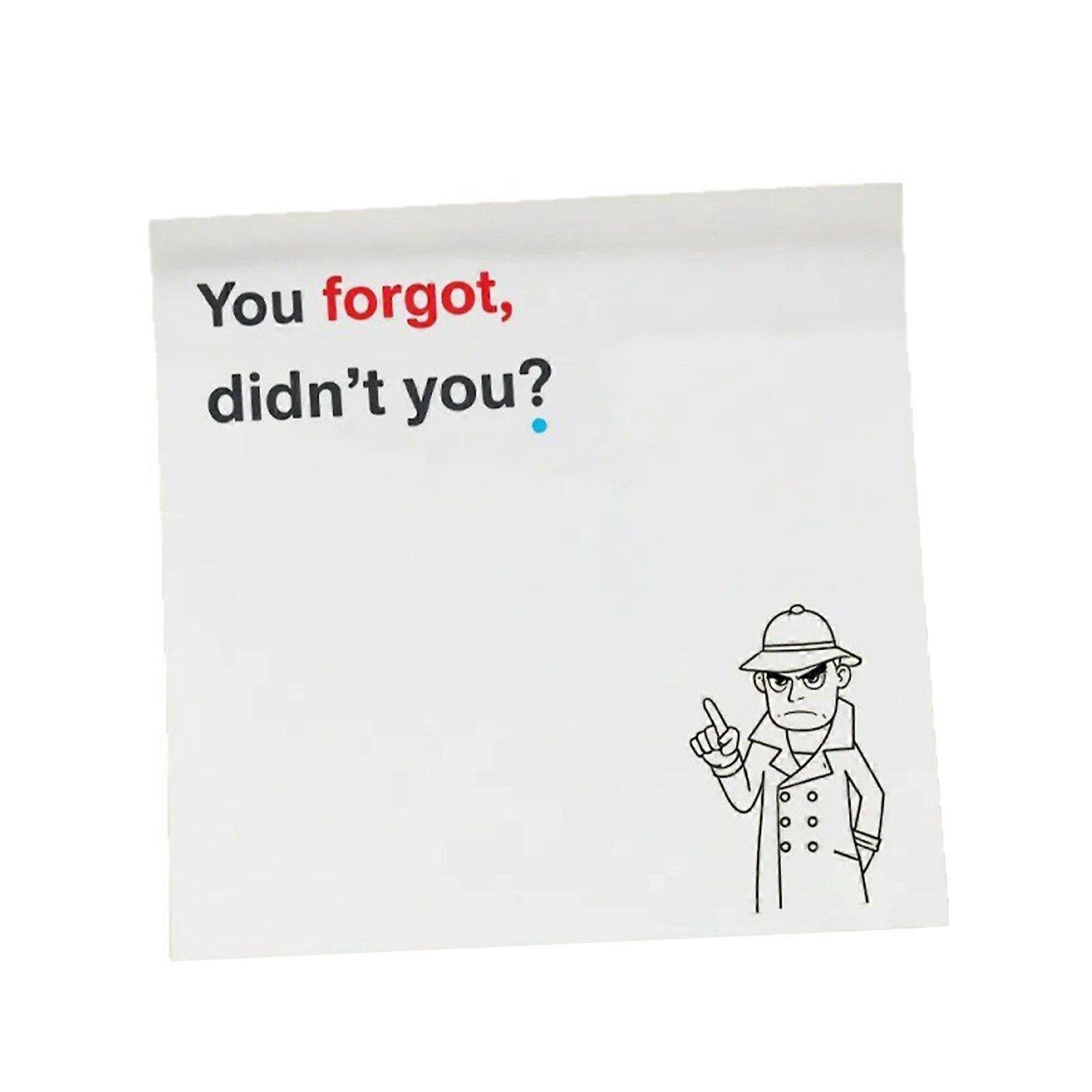 Memory Aid Notepads Funny Stationery Convenient Pasting Flexible Use