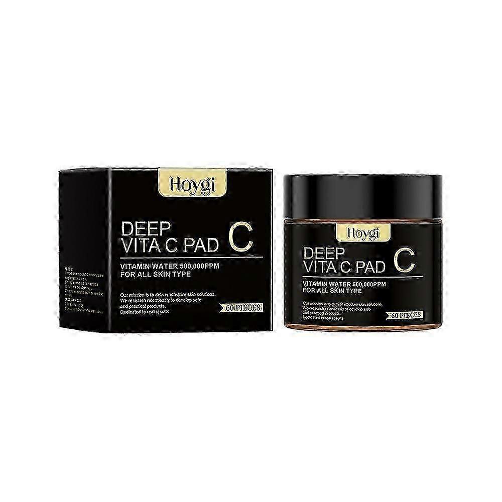 وسادة تفتيح فيتامين سي منظف لطيف مرطب ومرطب لترطيب البشرة وتفتيحها