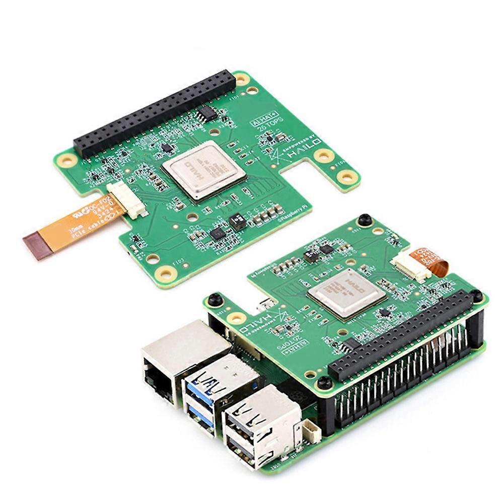 For Raspberry Pi 5 AI HAT+ Official-Original Hailo8l PCIe M.2 HAT+ 13Tops AI Board Kit For Raspberry Pi5