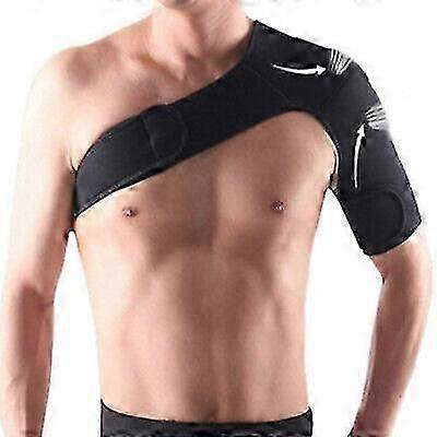 Torn rotator cuff compression sleeve shoulder brace adjustable