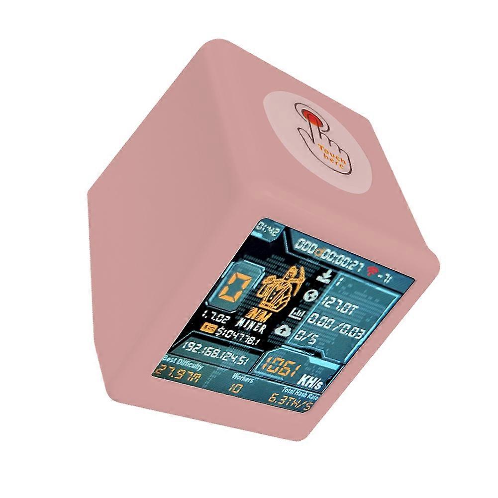 Nerdminer V2 NM Smart TV ESP32 BTC SOLO Lotterys Miner 1060 KH/S Hashrate Low Power Silent Operation Desktop Clock