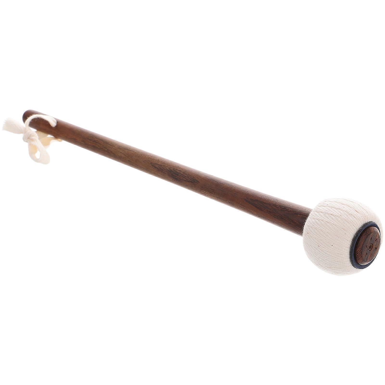 Wood Handle Gong Mallet for Percussion Instruments with Comfortable Grip and Durable Wood Design 14.5 Inches