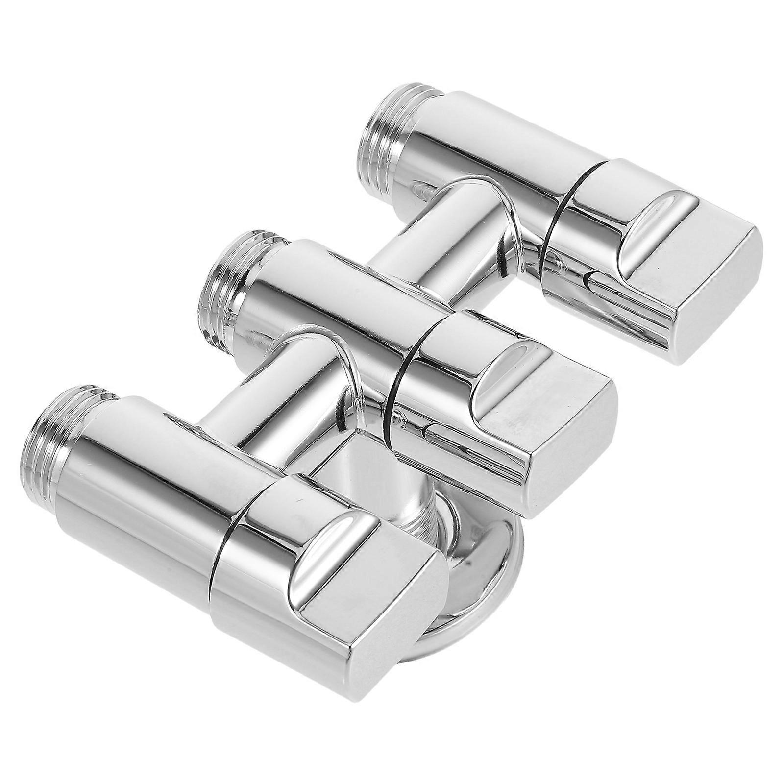 Stainless Steel 3-Way Angle Valve for Accurate Water Flow Control 1 Out