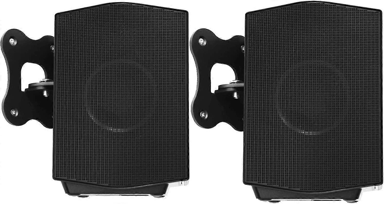 Q990B Q990C Lautsprecher-Wandhalterungen, 2er-Set für Heimkinosysteme, Schwarz