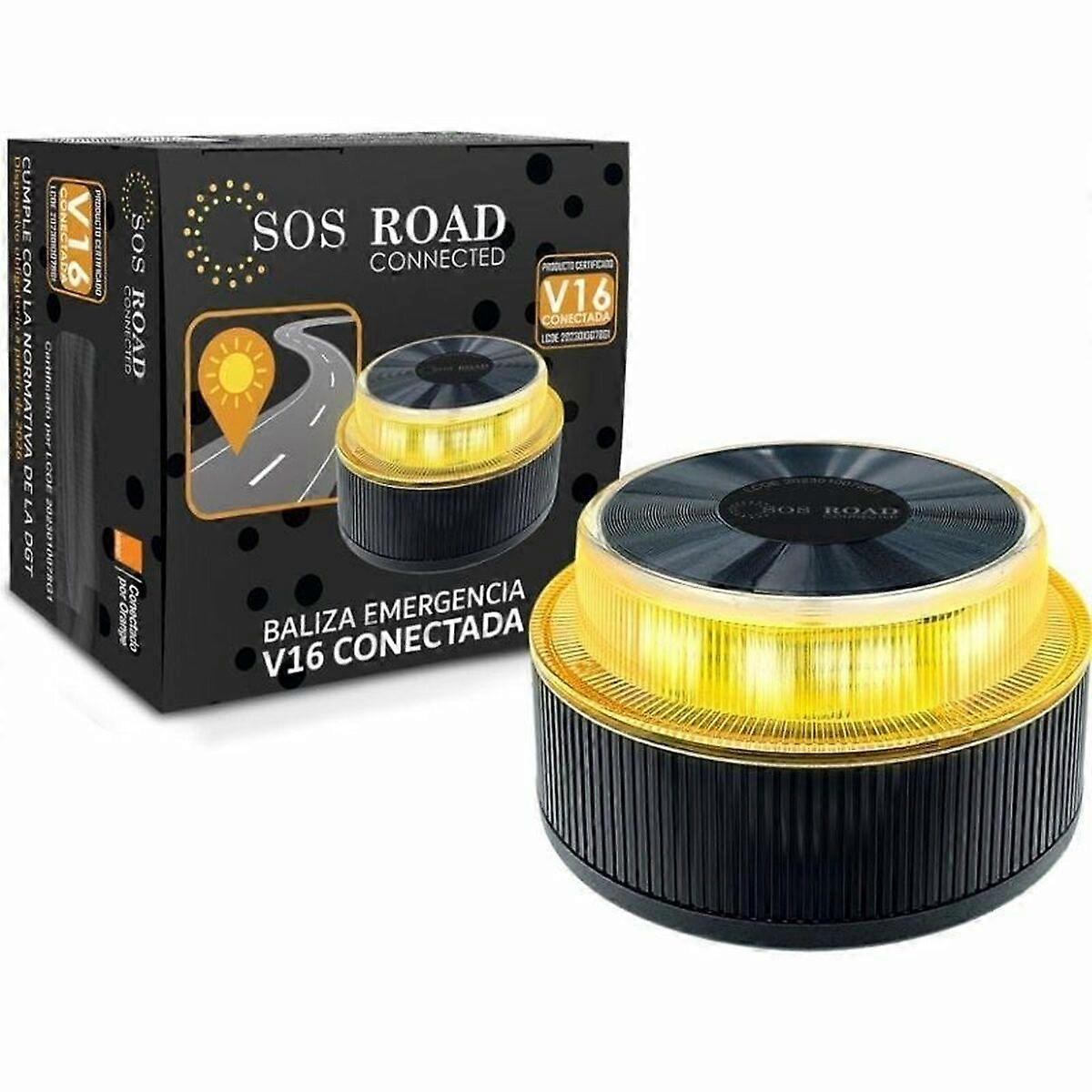 Balise de détresse V16 connectée SOS Route Connectée DP-EL2024-C1