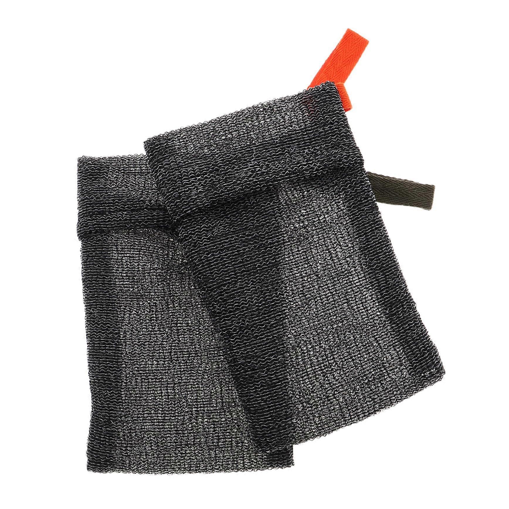 2Pcs Exfoliating Soap Saver Bag with Foaming Net for Bar Soap Face and Body, Reusable Durable Design