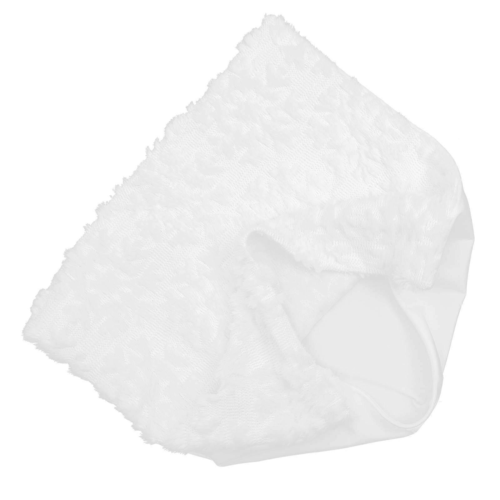 White Throw Pillow Covers Plush Pillowcase for 2Pcs Sofa Decor