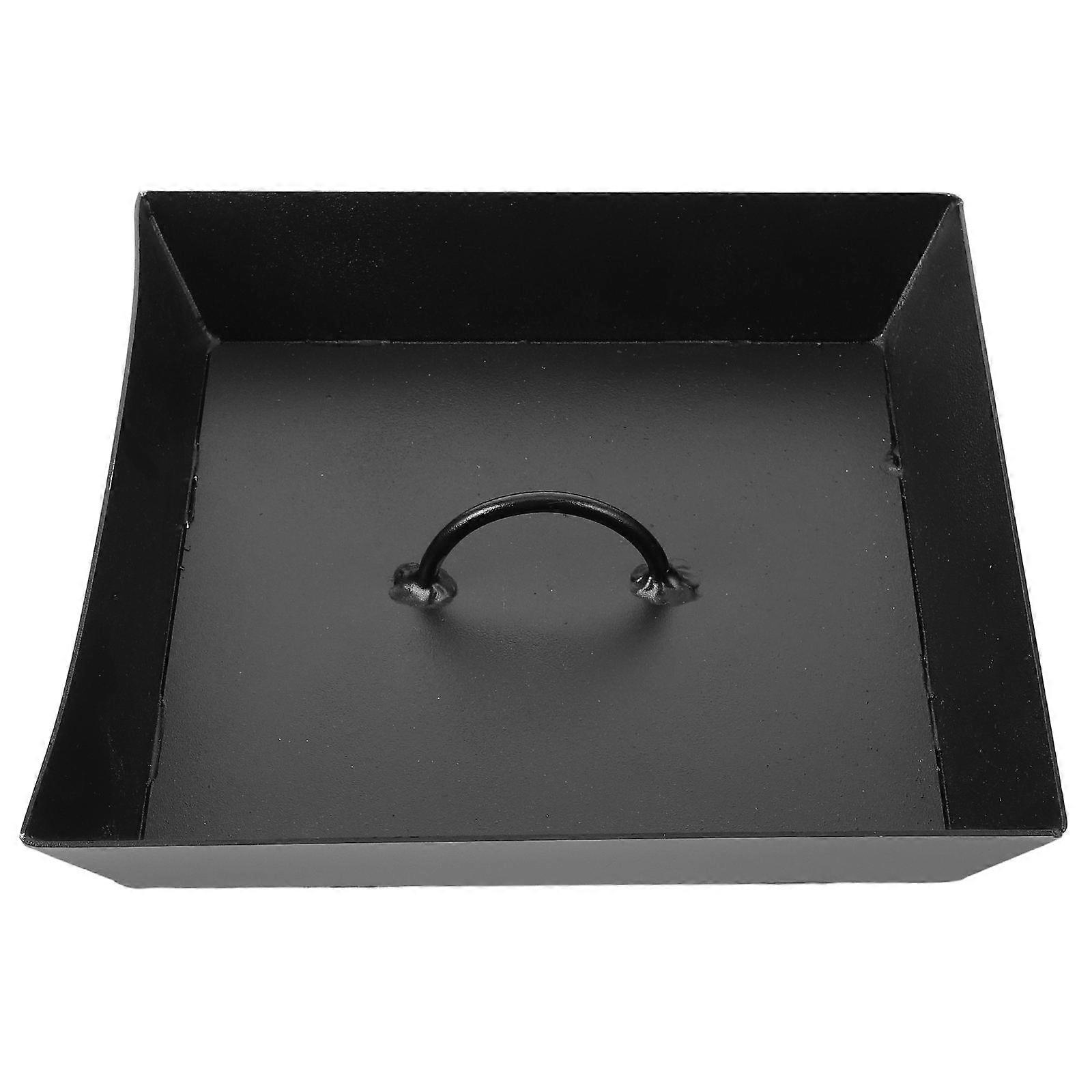 Rain Chain Basin for Outside Decorative Use Black Aluminium Alloy Easy to Store 12.5 inches