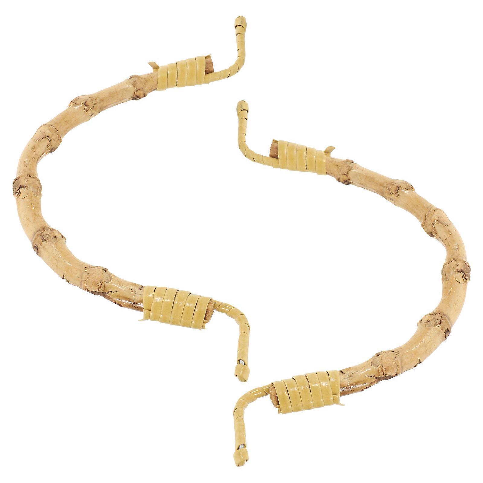 Kitchen Teapot Handle Rattan Material Replacement Set 2Pcs