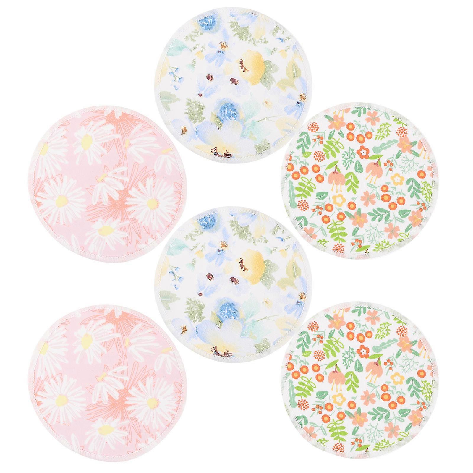 Reusable Nursing Pads Breastfeeding Function 6Pcs Washable Comfortable Pads