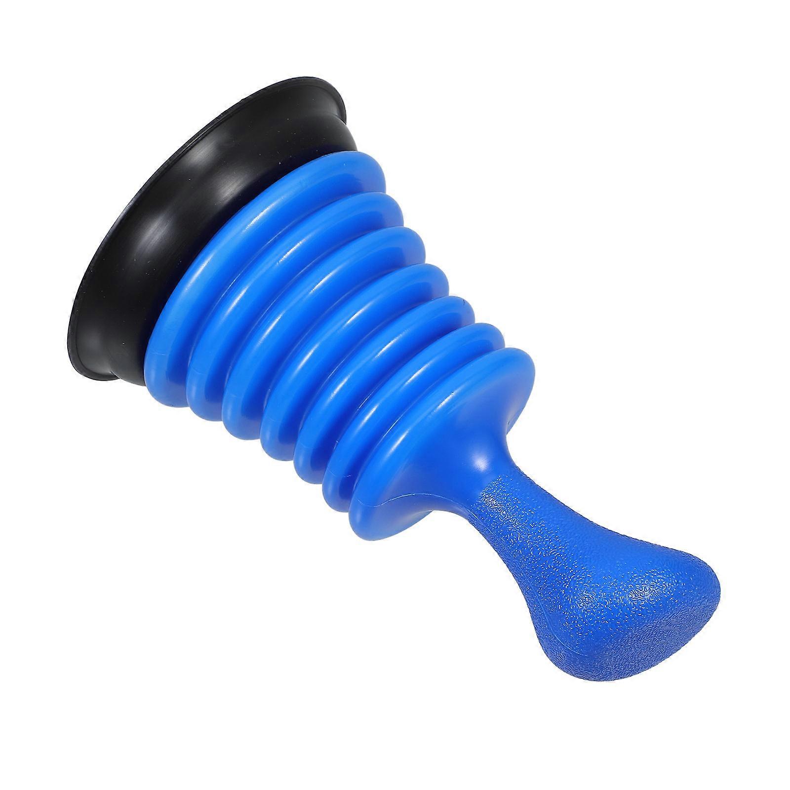 Drain Suction Plunger Blue Hand Plunger for Sink Blockage