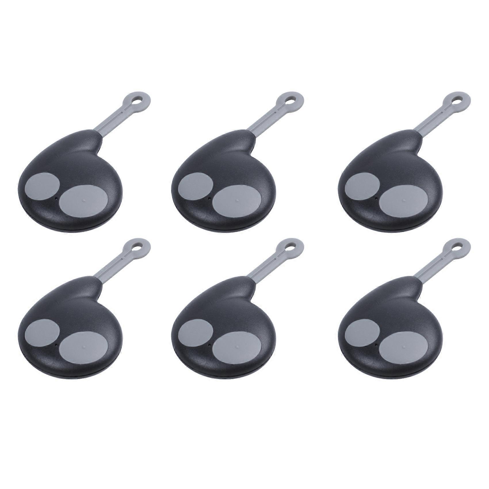6X 2 Buttons Key Case Remote Control Key Case for Cobra Alarm Fob Without Battery Black