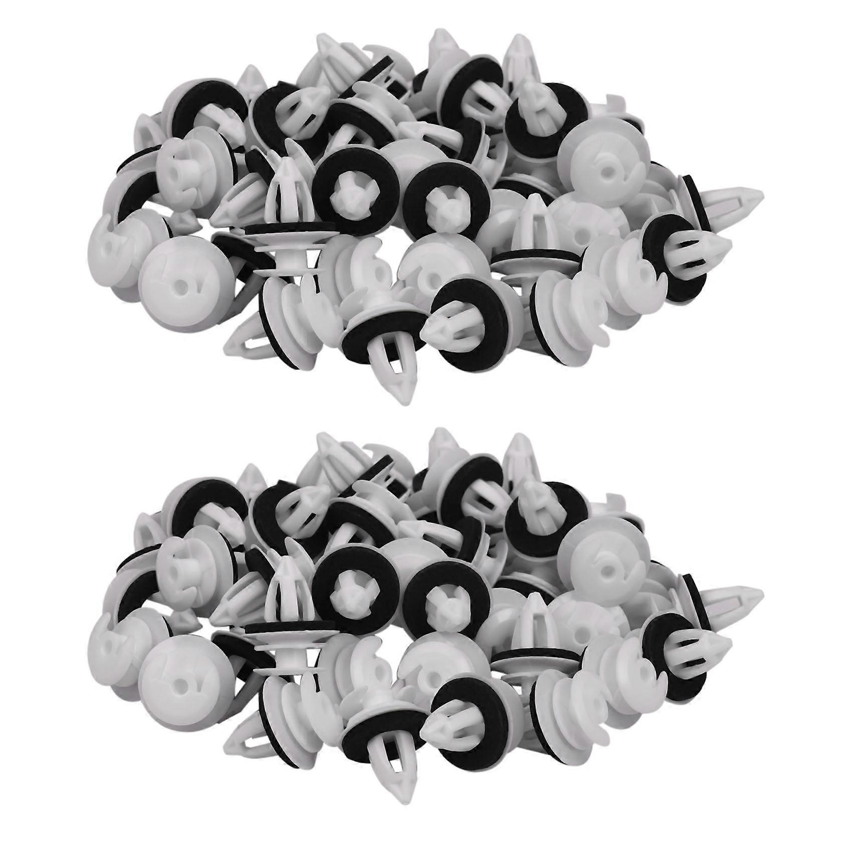 100Pcs Door Panel Clips with Seal Ring for BMW E34 E36 E38 E39 E46 X5 M3 M5 Z3
