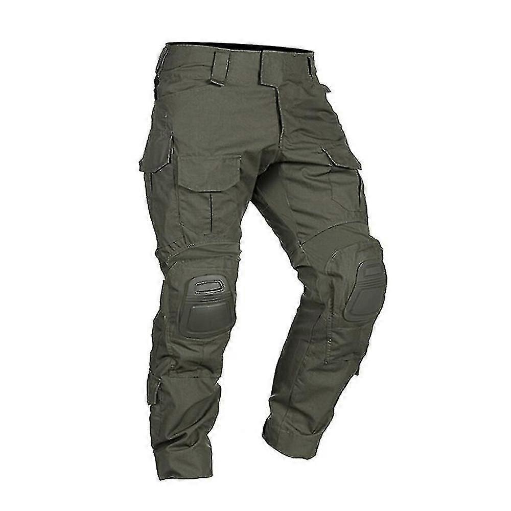 Män Combat Cargo Byxor med knäskydd Airsoft Taktiska byxor Multicam Cp Gen3 Camouflage Army Work Pant