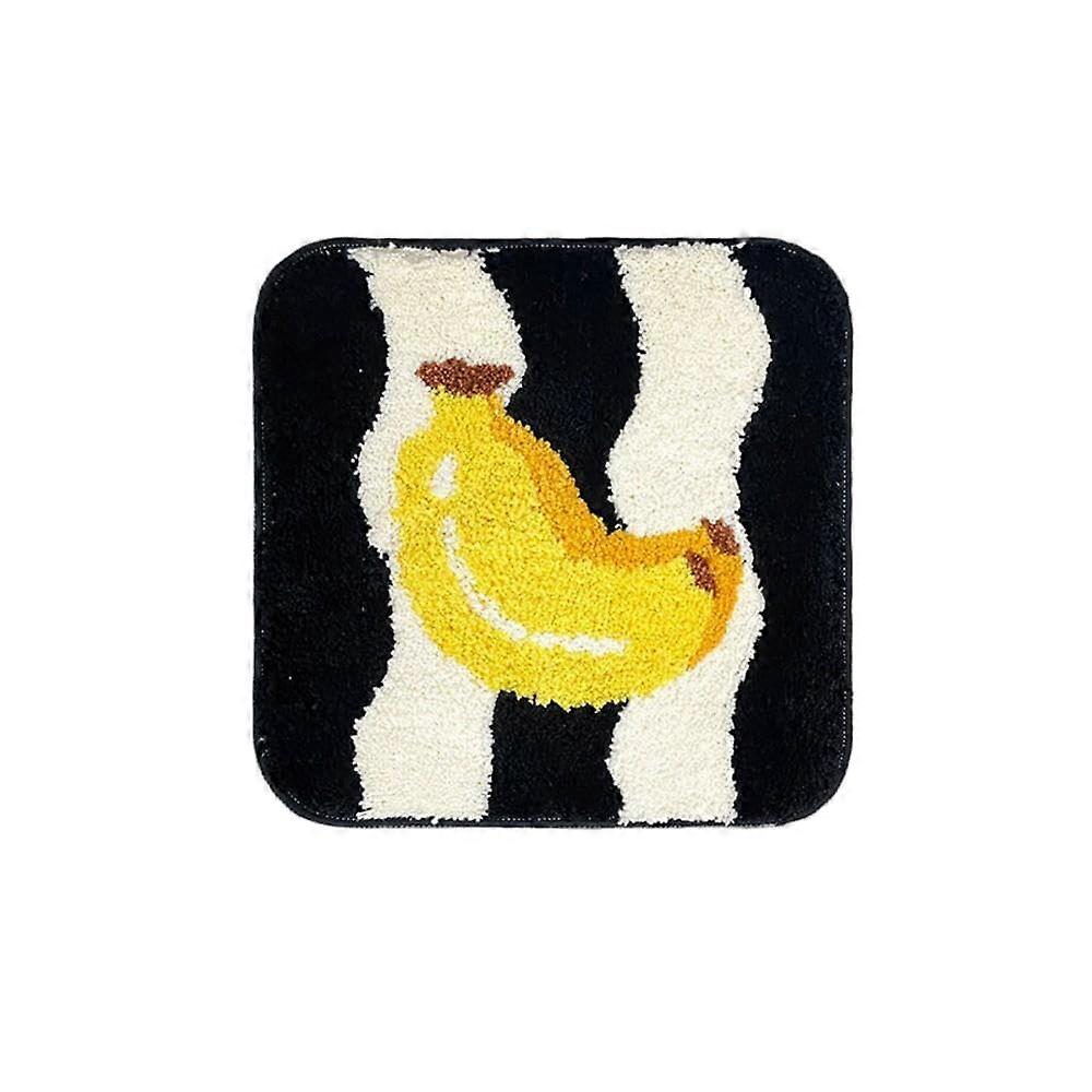 Plush Chair Cushion with NonSlip Base, 15.7 x 15.7 Inch Decorative Seat Pad for Chairs and Sofas