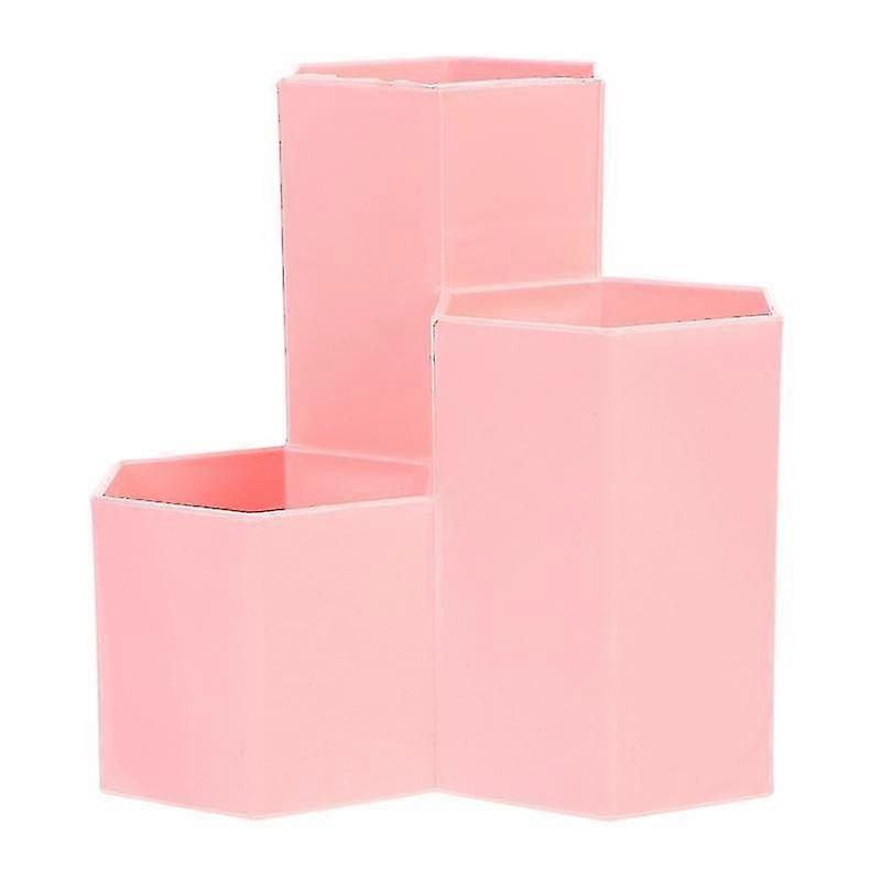 The New 1pcs Hexagonal Pen Container-c