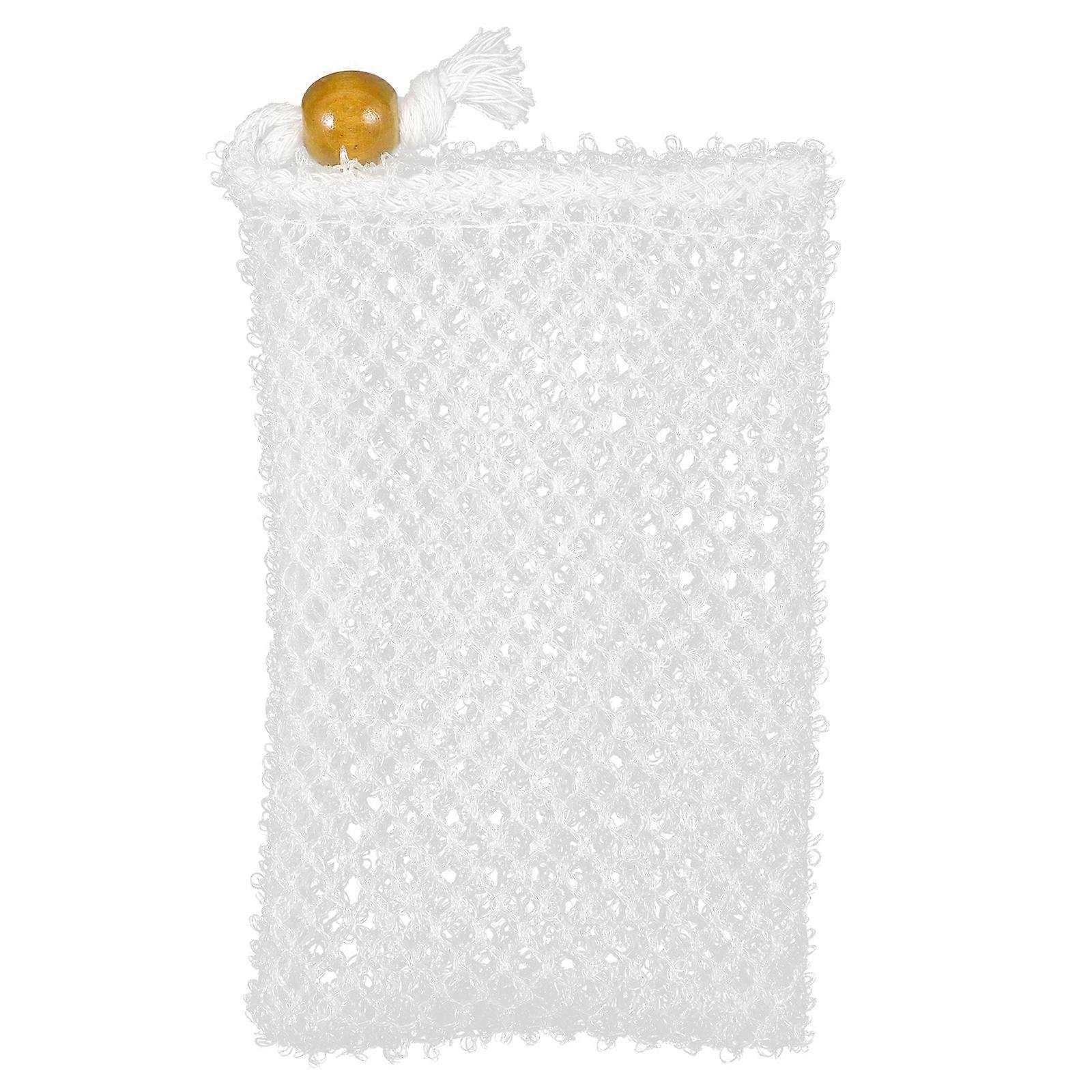 Soap Saver Pouch Bathing Mesh Bag for Bathing 1Pcs Nylon White