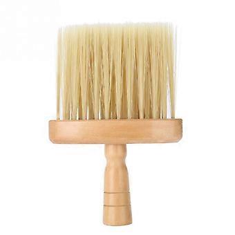 Haarborstel met houten handvat voor het knippen van haar, 1 stuk nekborstel voor kappers