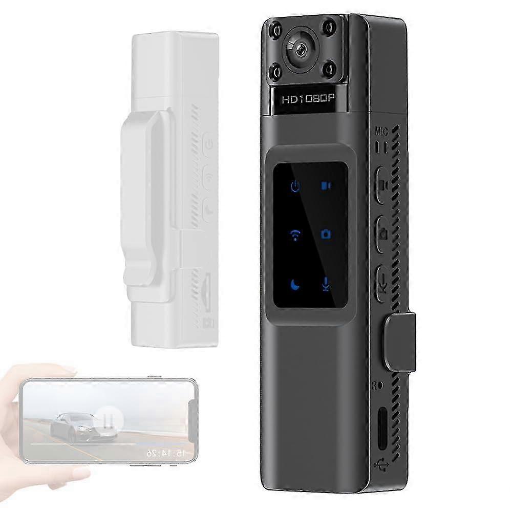 2025 HD Action Camera Large Camera with WiFi Module Compact Camera with Clip Infrared Night Vision Camera