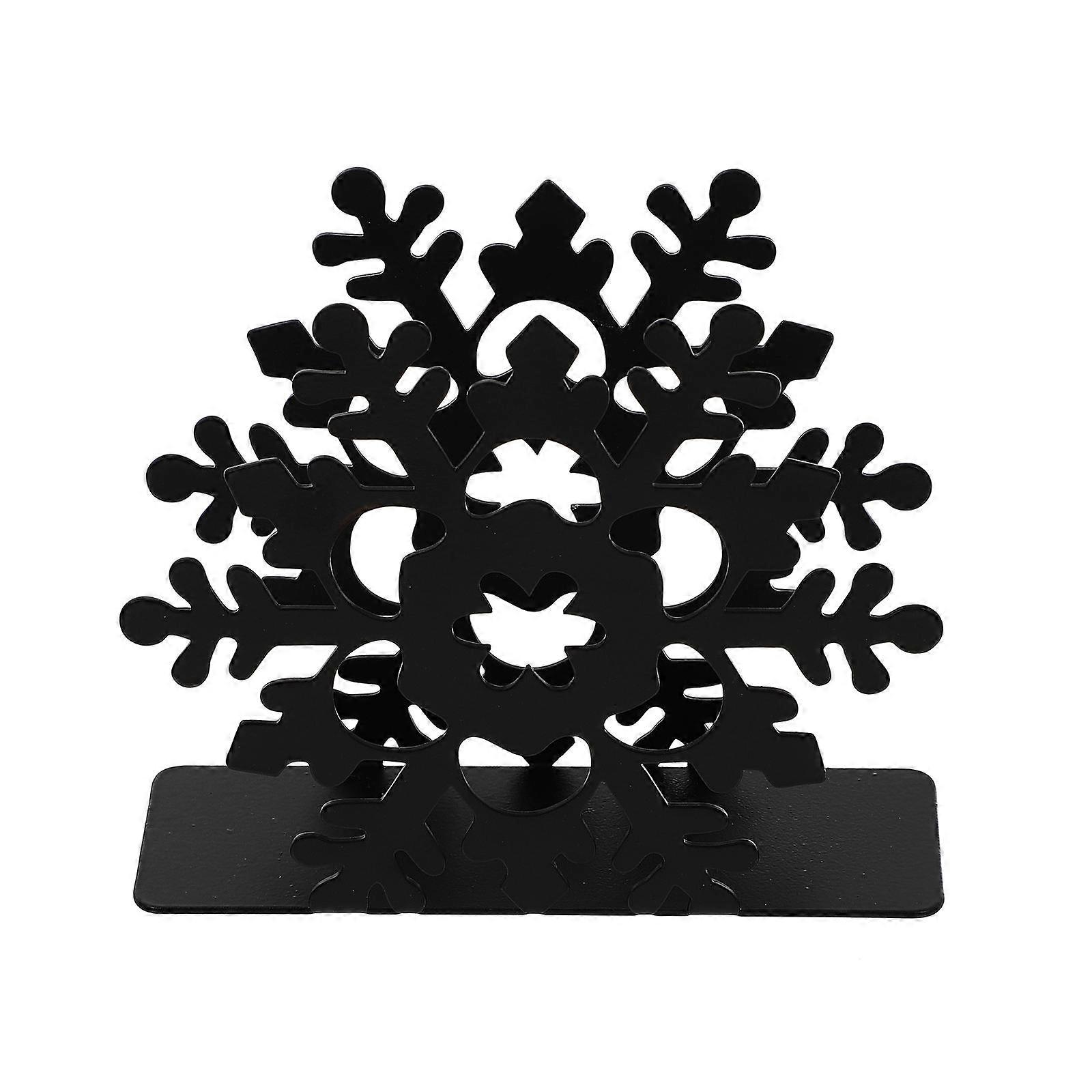 Christmas Tissue Holder Decorative Iron Tissue Rack for Storage 1Pcs