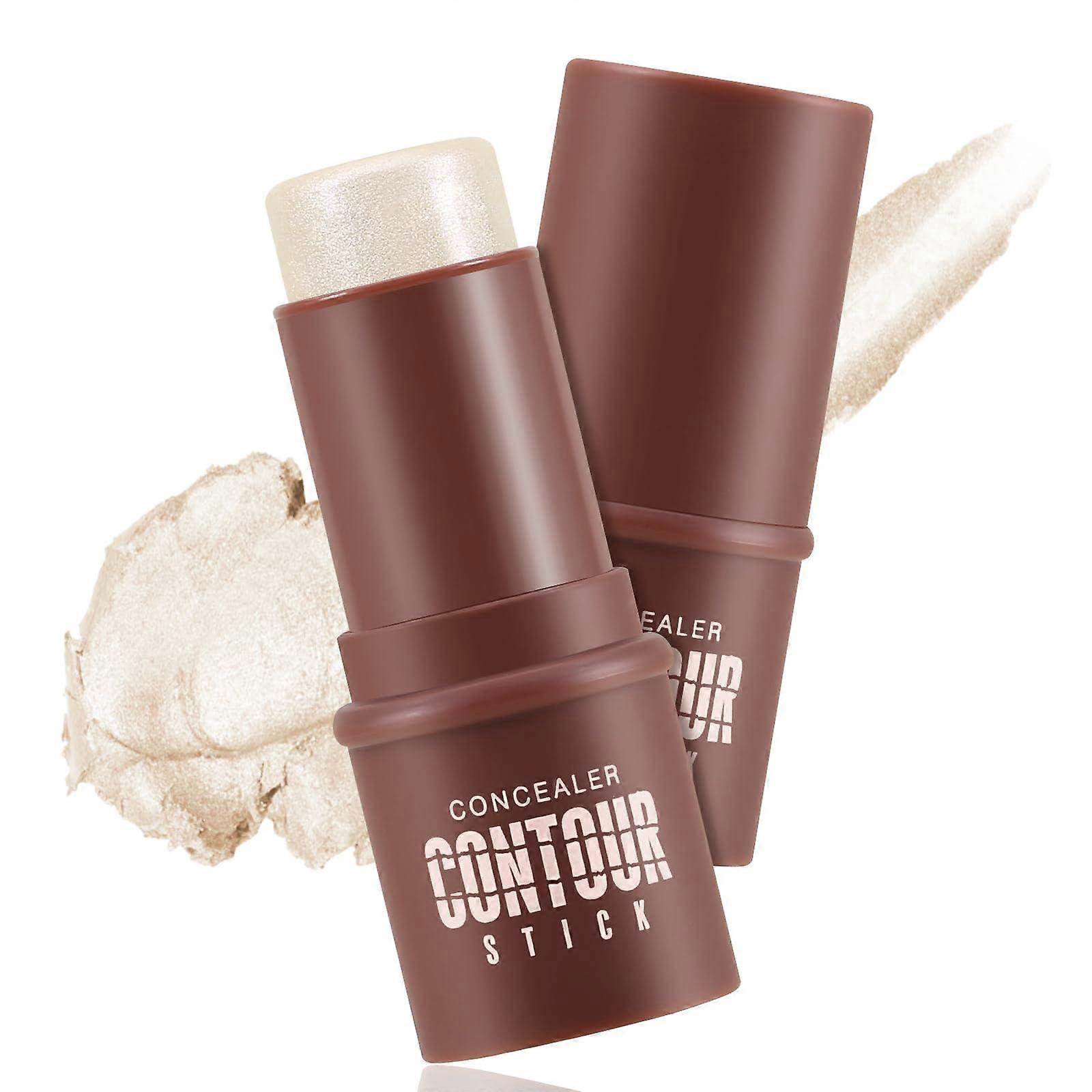 Cream Contour Stick with Matte Bronzer, Instant Sculpting, LongLasting Buildable Coverage