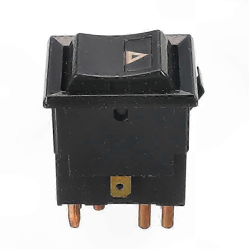 Black 7-Pin Hazard Warning Lamp Switch for Vehicles