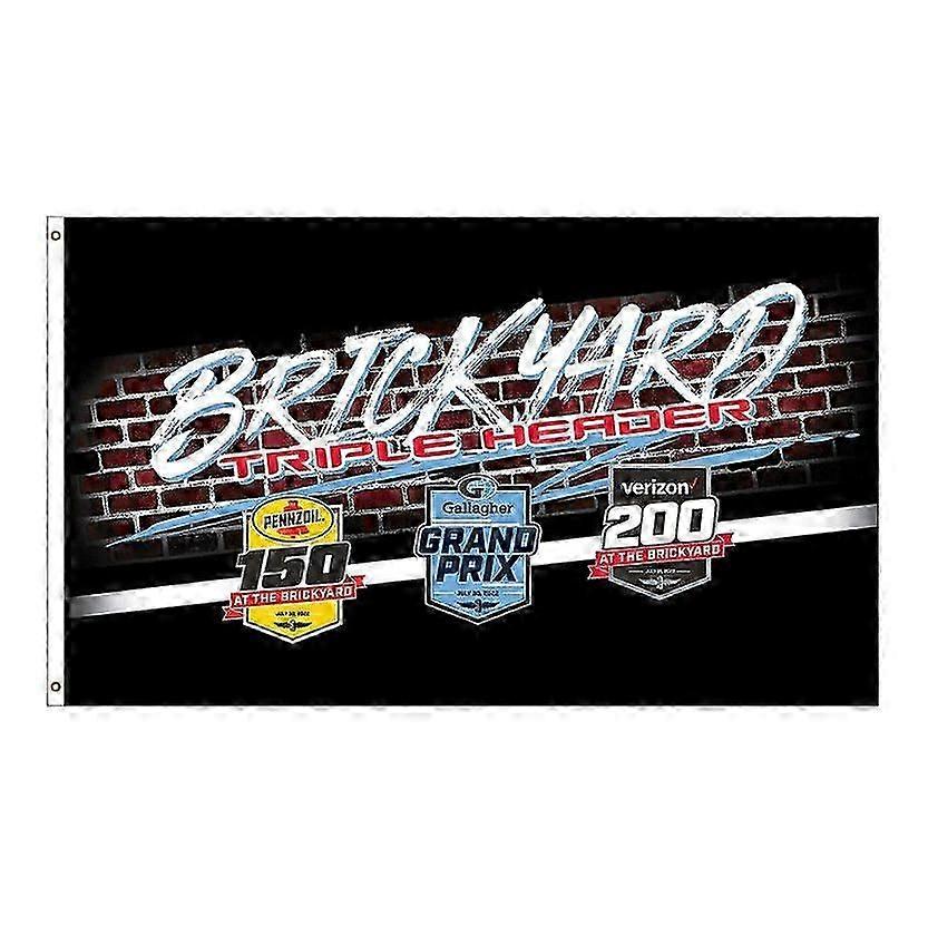 2022 Brickyard Triple Header Flag Nascar Cup Xfinity Indycar