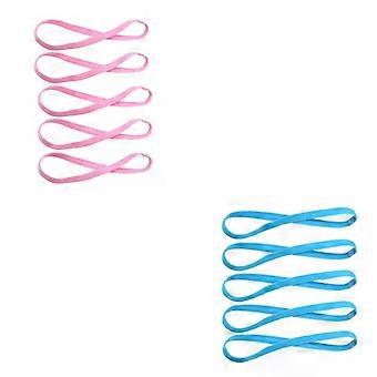 5/10/15Pcs Candy Color Women Men Yoga Hair Bands Sports Headband Girls Sport Anti-slip Elastic Rubber Sweatband Football Running