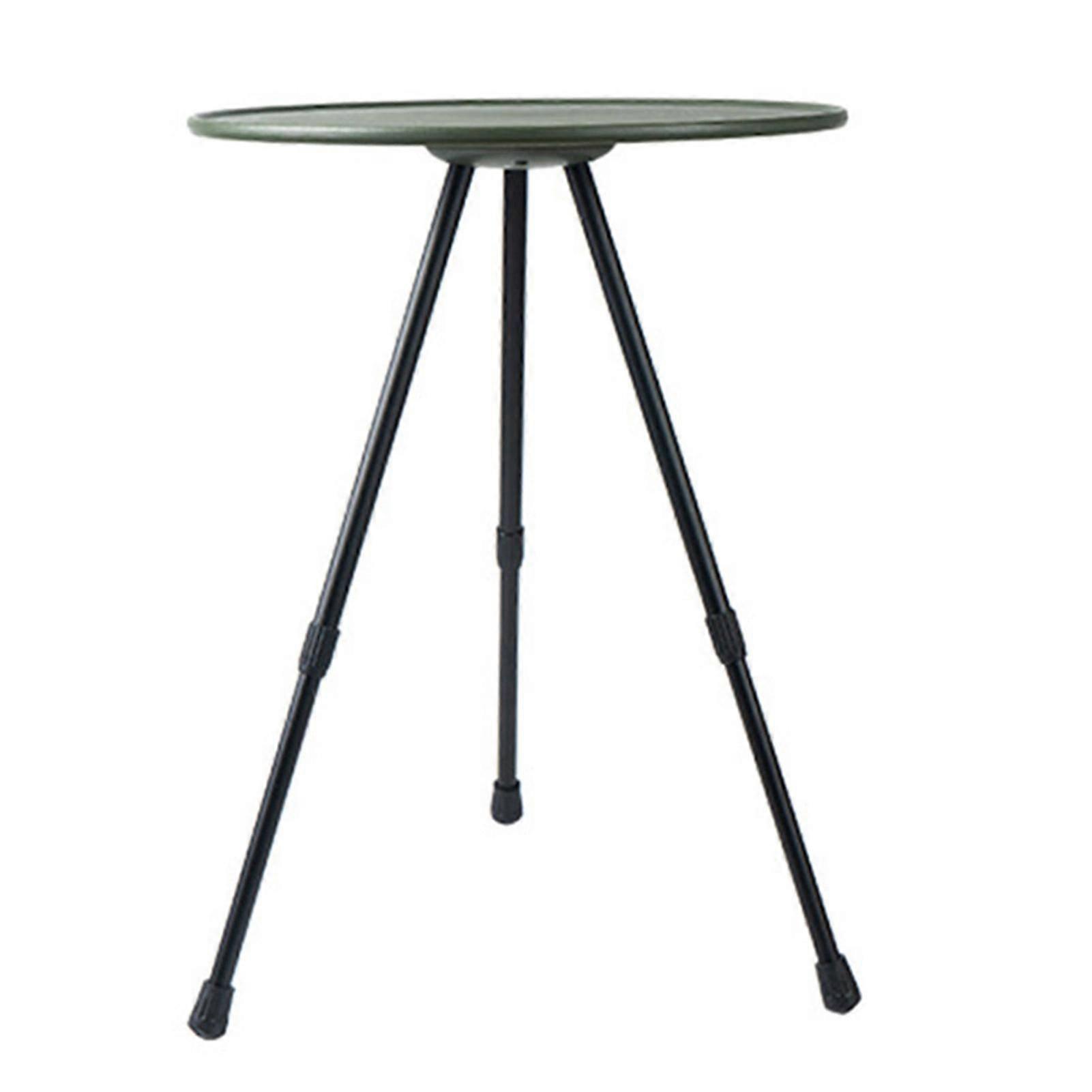 Outdoor Folding Small Round Table Liftable Triangular Table Lightweight Portable Round Table