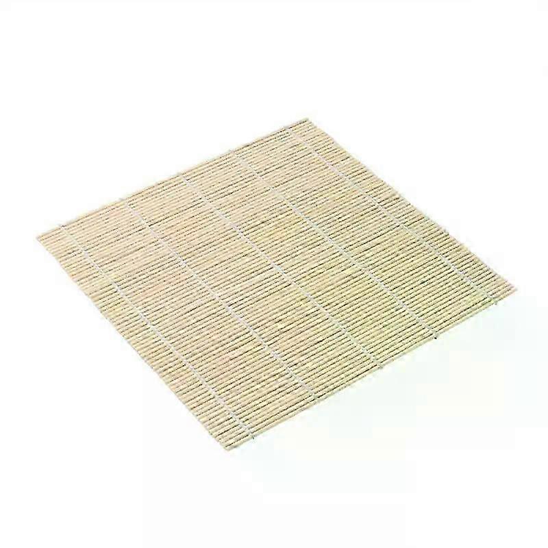 24x24cm Bamboo Sushi Rolling Mat with Rice Paddle, Sushi Making Kit for Kitchen