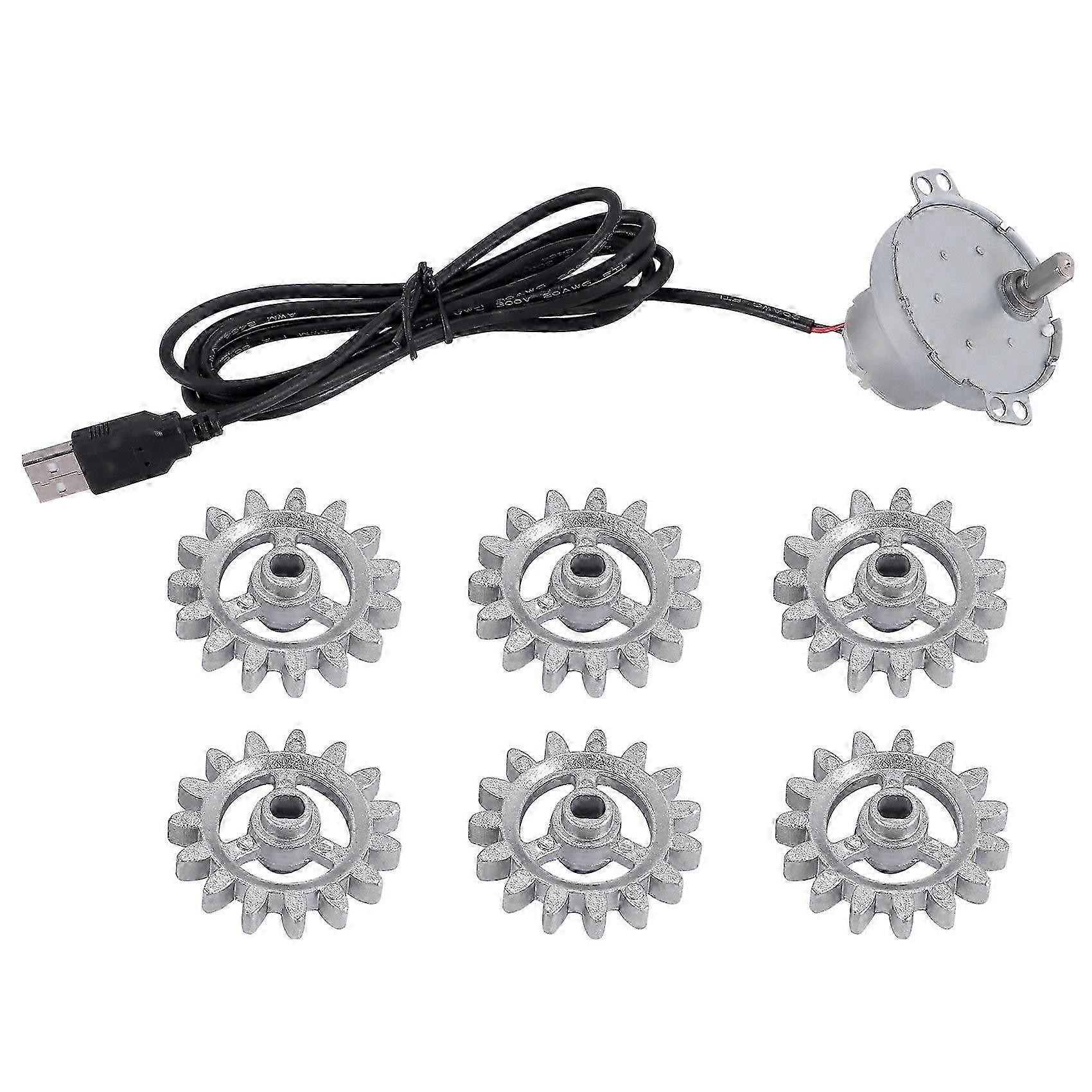 Automatic Rotisserie Grill Tools with USB Cable Motor DIY Tool Set